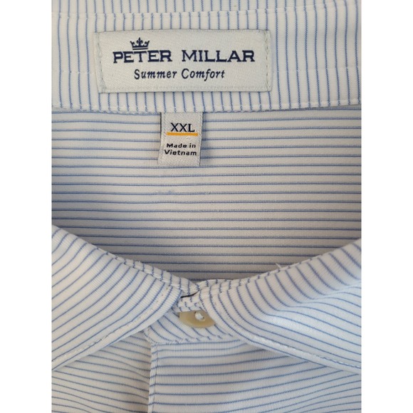 Peter Millar summer comfort 2XL blue stripes - Picture 4 of 9